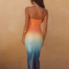 Benito Midi Dress in Ombre