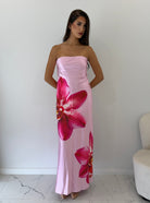 Celeste Maxi Dress in Orchid Pink