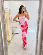 Celeste Maxi Dress in Orchid Pink
