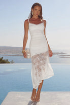 Runaway The Label - Dia Asymmetrical Hem Midi Dress