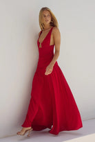  Denver Maxi Dress in Cherry