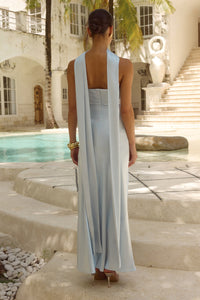 Runaway The Label - Elsa Maxi Dress in Ice Blue