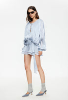 Elements Mini Dress in Baby Blue by Lioness | Winsome Girl Fashion