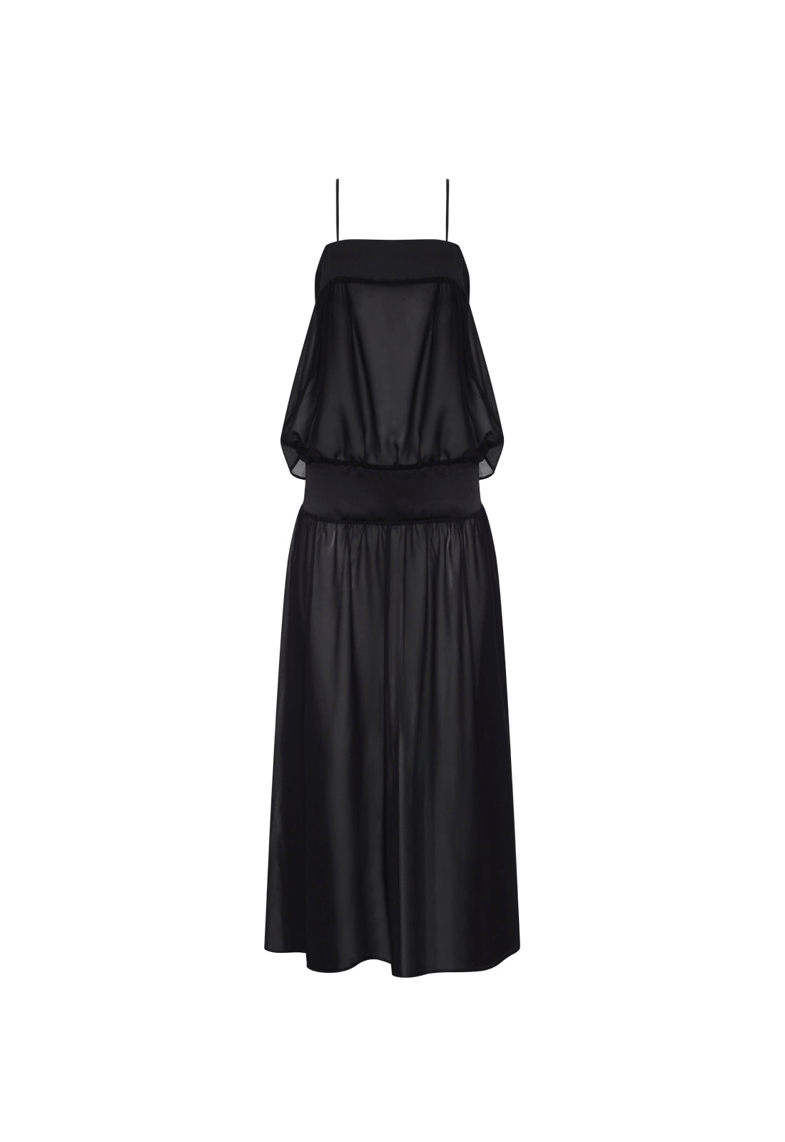 Gracia Maxi Dress in Noir