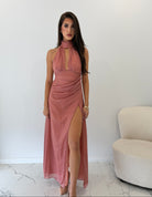  Farelli Maxi Dress in Rouge