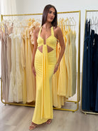 Flora Maxi Dress in Butter
