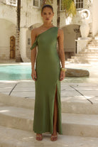 Gia Maxi Dress in Olive