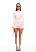 Glory Mini Dress in Blush