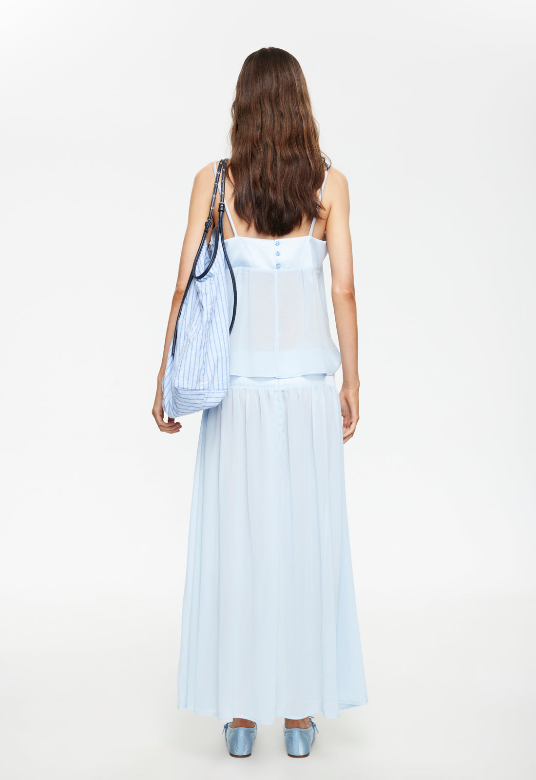 Gracia Maxi Dress in Baby Blue