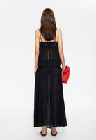 Gracia Maxi Dress in Noir