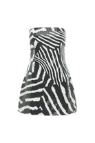  Ibiza Strapless Sequin Mini Dress in Noah Black