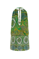 Jacira Low Plunge Mini Dress in Indiana Green by Runaway The Label | Winsome Girl Fashion 