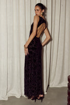 Jennie Bodysuit Maxi Dress in Black by Runaway The Label | Winsome Girl Fashion 