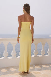 Runaway The Label - Kleo Maxi Dress in Lemon