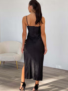 Kalina Midi Dress in Black