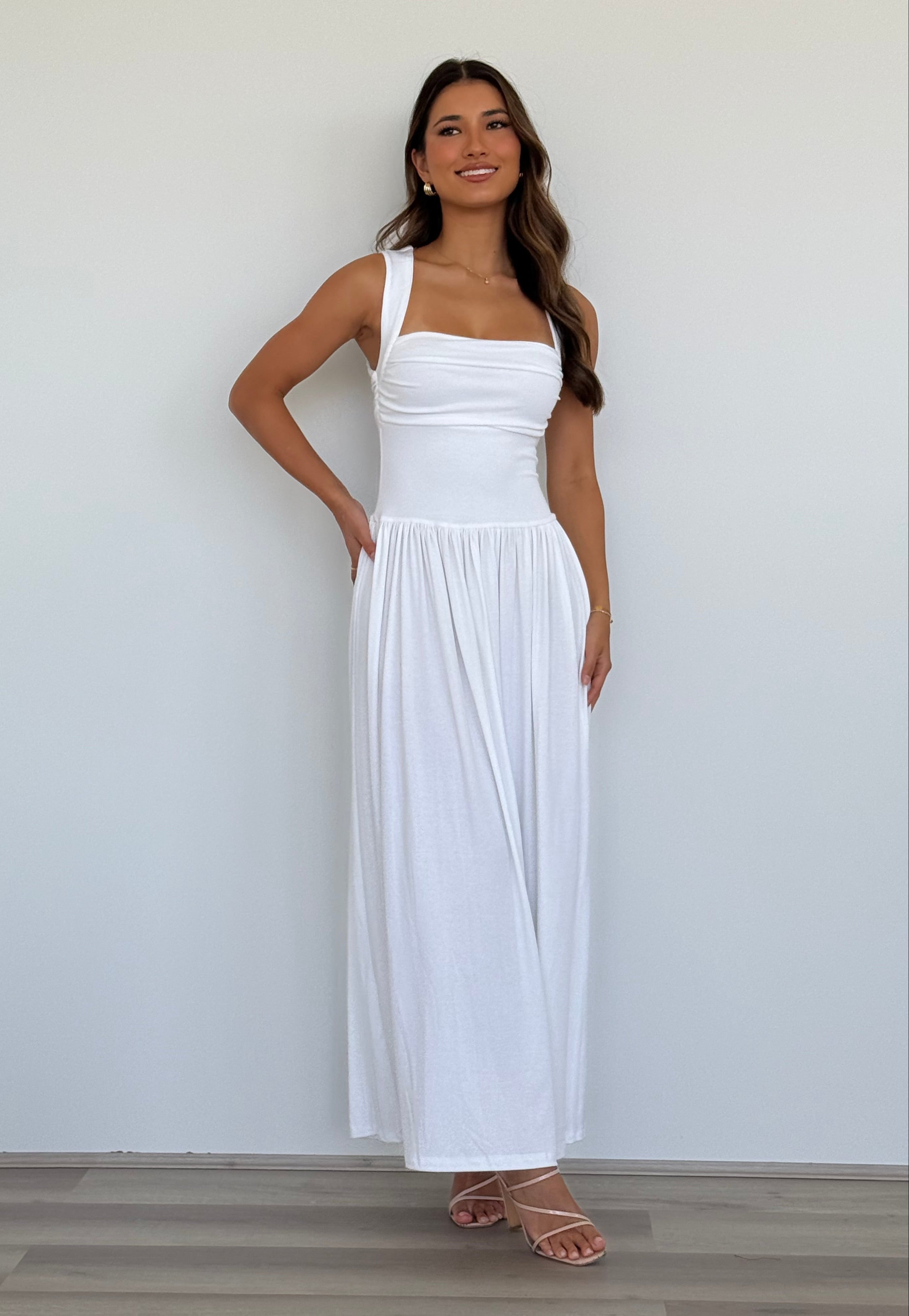 Kimba Maxi Dress in White