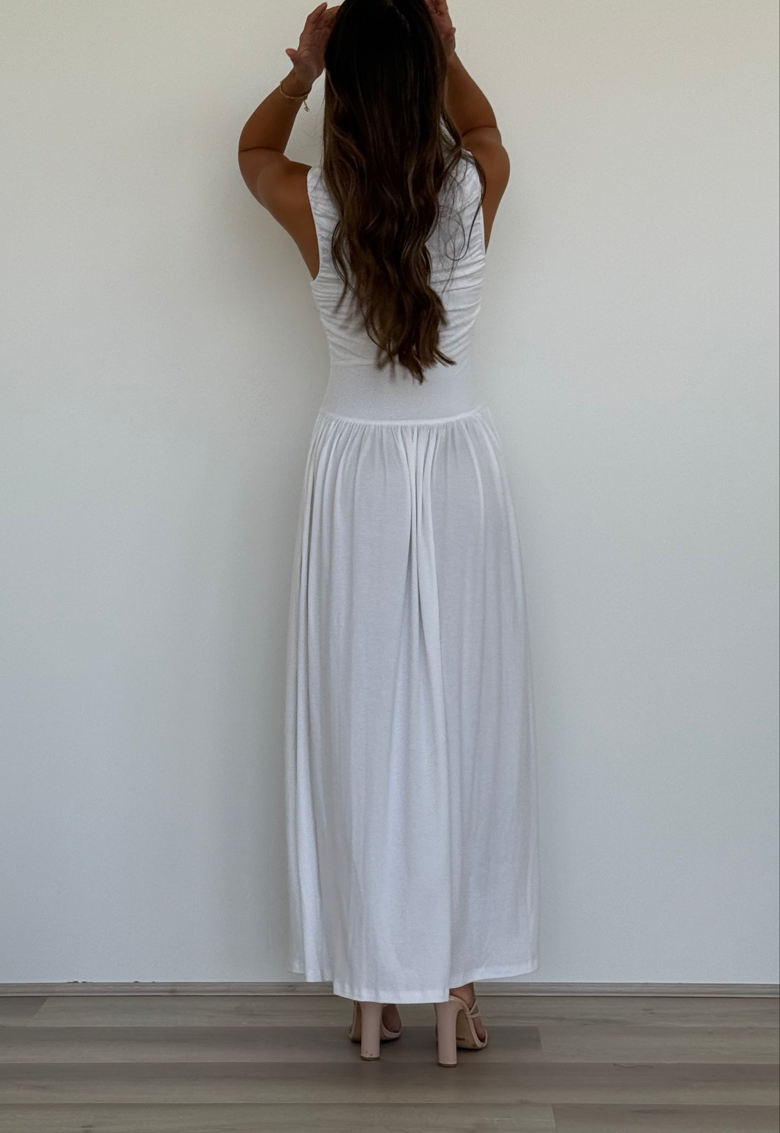 Kimba Maxi Dress in White