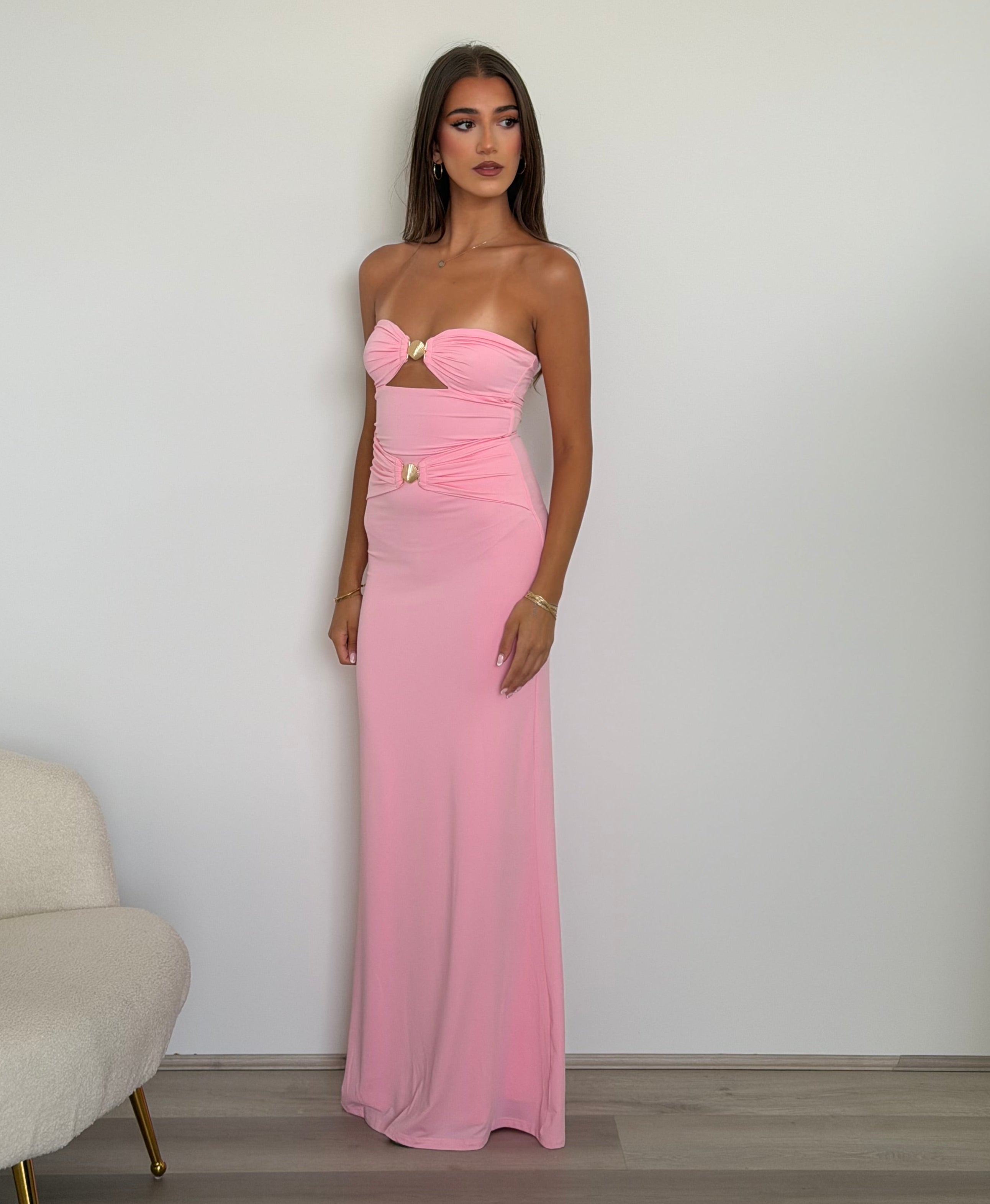 Kleo Maxi Dress in Pink
