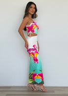 Krysta Midi Dress in Nalani Print