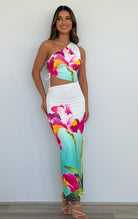 Krysta Midi Dress in Nalani Print