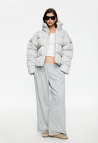 Cindy Puffer Jacket in Ash by Lioness │ Winsome Girl Fashion
