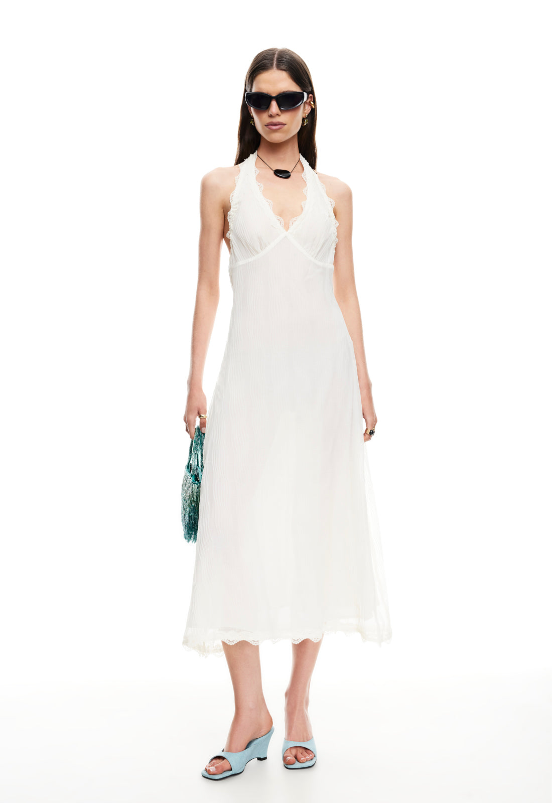 Stars Align Midi Dress in Cream