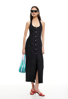 Kenny Maxi Dress in Washed Onyx
