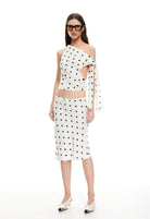 Revival Cami Top in Cream Polka