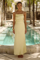 Lucienne Maxi Dress in Lemon