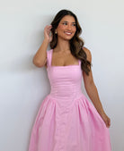  Lani Midi Dress in Pink