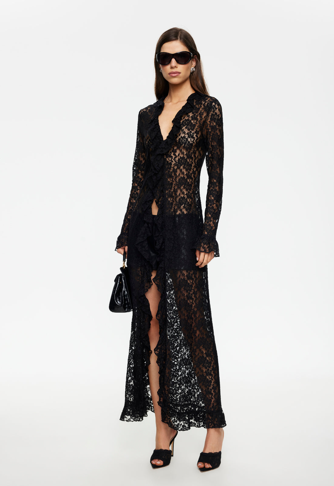 Long Nights Maxi Dress in Noir