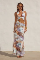 Lumia Halter Cutout Maxi Dress