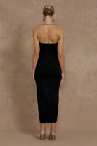 Luna Midi Dress in Black