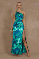Barzilio Dress in Calista Green