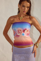 Mahina Bustier in Nadia Pink Ombre
