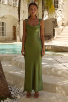 Margot Maxi Dress in Olive