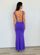 Madoni Maxi Dress in Purple