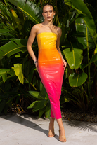 Malibu Midi Dress in Tropical