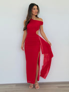  Mara Maxi Dress in Red
