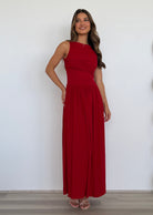 Nalla Maxi Dress in Cherry