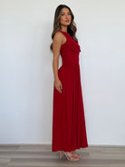 Nalla Maxi Dress in Cherry