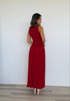 Nalla Maxi Dress in Cherry