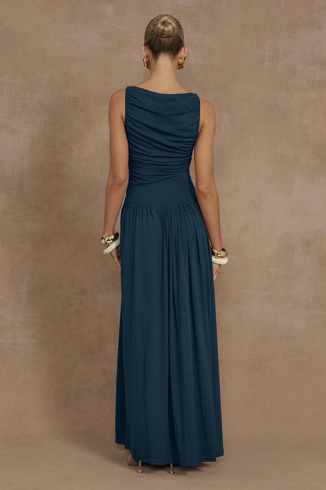 Nalla Maxi Dress in Steel