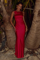 Pianni Maxi Dress in Red