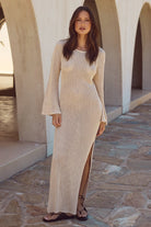 Midi Dress in Sand