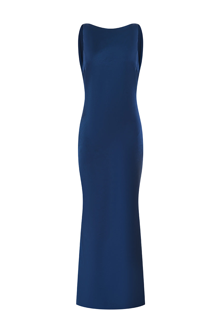 Raelyn Maxi Dress in Navy by Rnaway The Label | Winsome Girl Fashion 