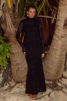 Reya Maxi Dress in Black