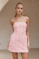 Rosaline Mini Dress in Pink