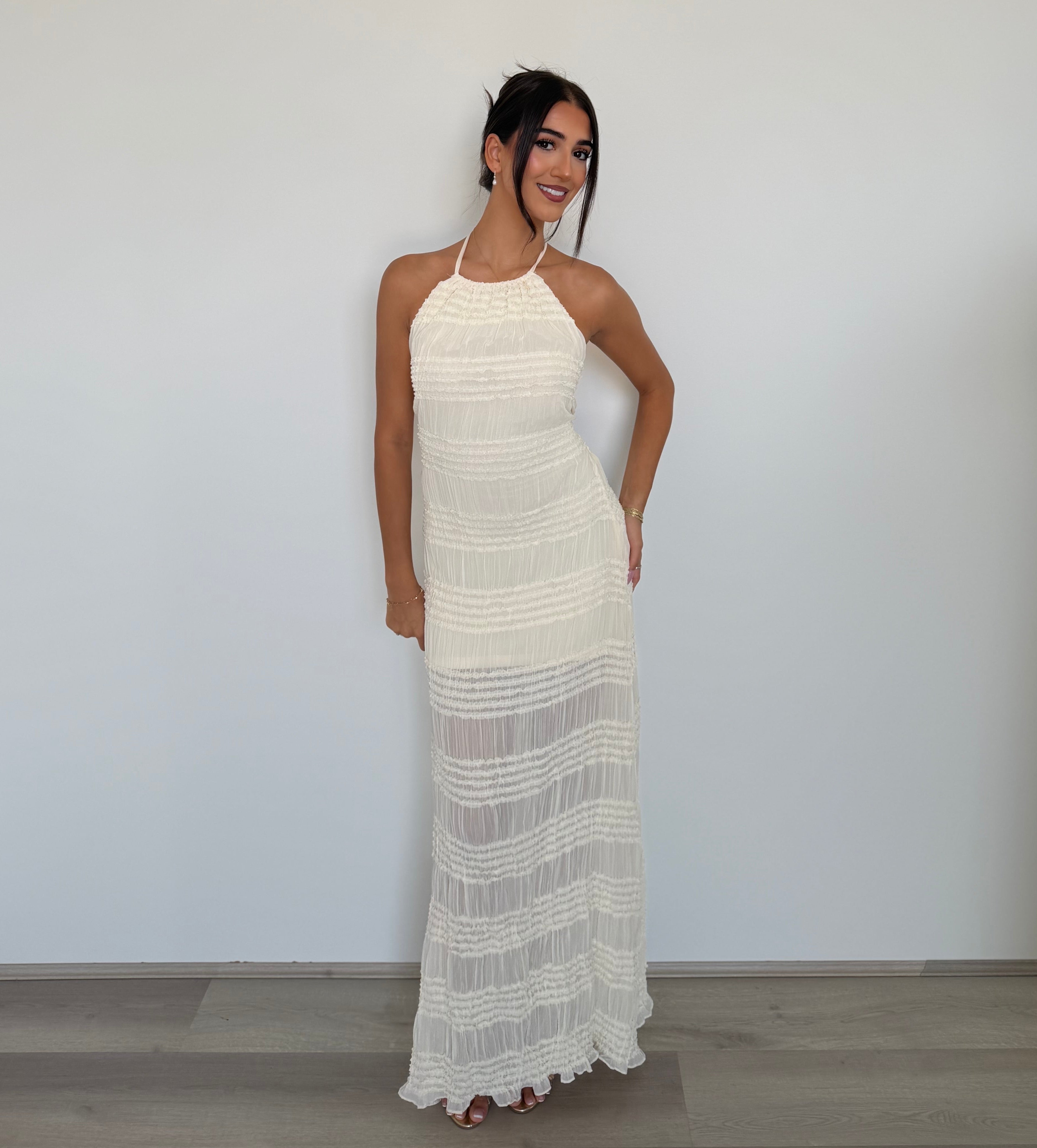 Ralita Maxi Dress in Cream