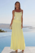 Runaway The Label - Seanna Maxi Dress in Lemon